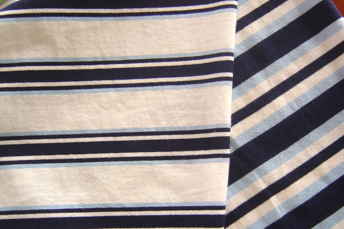 16s Double-yarn Color stripe Single jersey 